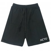 【團購商品，10件起做】NCYU休閒有型棉短褲_黑/灰(可混色)