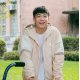 【預購已截止，1/13陸續出貨】NCYU復古撞色運動夾克_奶茶（學生會合作款）