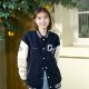 【未達預購最低量不製作】NCYU美式經典棒球外套_靜謐深藍(學生會合作款）