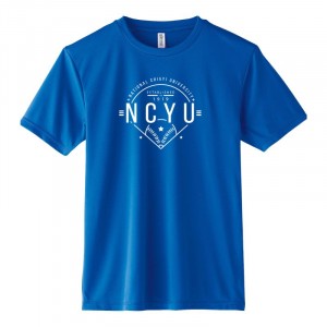 【嘉大合作社獨賣】NCYU沁涼輕薄排汗短T_寶藍