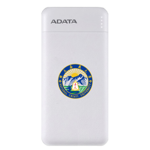 【團購商品，10個起做】嘉大校徽款ADATA威剛10000mAh極速快充行動電源