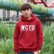【嘉大合作社獨賣】NCYU經典款刷毛帽T_紅