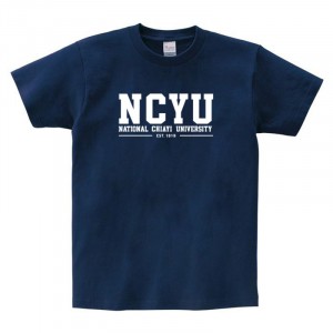NCYU經典款純棉短T_深藍