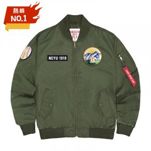 NCYU FORCE MA-1飛行夾克2.0_軍綠